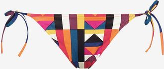 Eres Bikinih&ouml;schen zum Knoten mit Geo-Print R&eacute;flexe