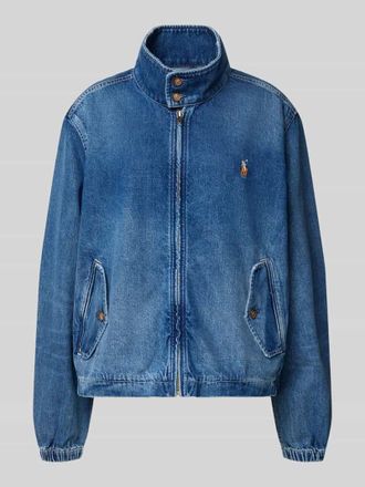 Polo Ralph Lauren Jeansjacke mit Logo-Stitching in Jeansblau, Gr&ouml;&szlig;e S
