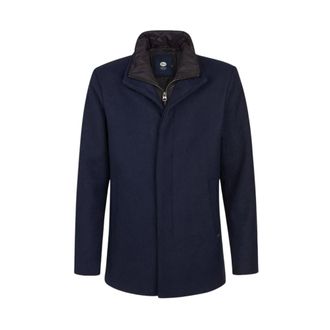 Petrol Industries Heren, Mantels, Blauw, Maat: XL Wol