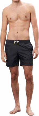 Hartford Mens Swim Trunks In Charcoal