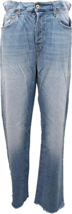 Cycle Straight Jeans - Dames - Regular Fit Jeans - Blauw - W28 - Denim - Jeans