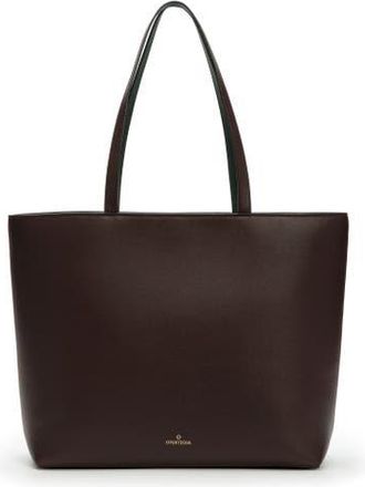 La Portegna Olivia Tote Vegetable Tanning in Burgundy at Nordstrom