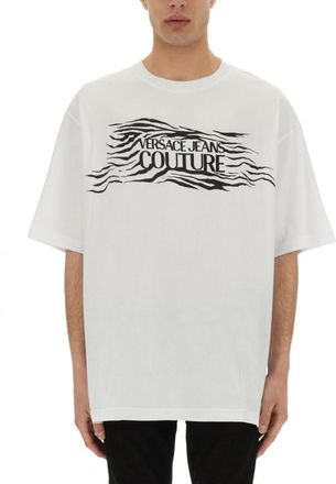 Versace Jeans Couture White Crew Neck T-Shirt