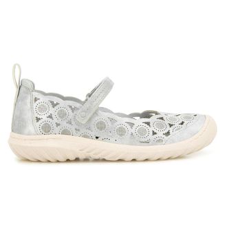 JBU by Jambu JBU Womens Anne Mary Jane Flat, Silver Shimmer, 7 UK