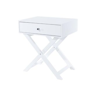 Core 10 Core Products - Options Leg 1 Drawer Petite Bedside Cabinet - mdf - 55 x 40 x 60 cm - White
