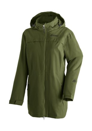 Maier Sports Outdoorjacke MAIER SPORTS Liselotte, Damen, Gr. 36, gr&uuml;n (dunkelgr&uuml;n), 100% Polyester, Rundhals, Jacken Outdoorjacke, Damen Mantel, atmungsaktiv wasse