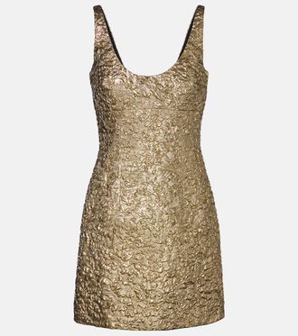 Emilia Wickstead Einna floral jacquard minidress