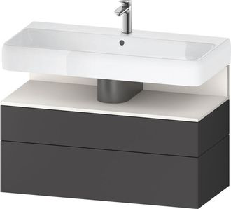 Duravit Qatego Mueble Bajo Lavabo, 1 Extra&iacute;ble Y 1 Caj&oacute;n, - Duravit