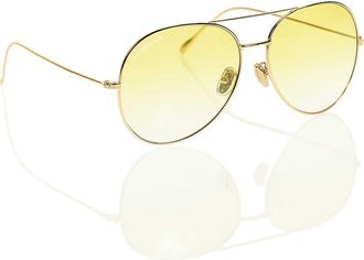 Carmen Sol Tonino Sun Sunglasses in Gld-Yellow Lens at Nordstrom