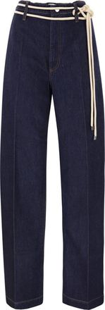 Max Mara Womens Nembi - Men S Denim Trousers - Dark Blue Cotton - Size EU 32 (Womens)