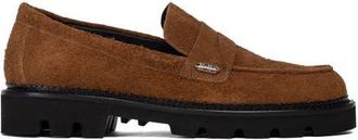 Collegium Lug Sole Penny Loafer in Mocha Leather at Nordstrom, Size 10Us