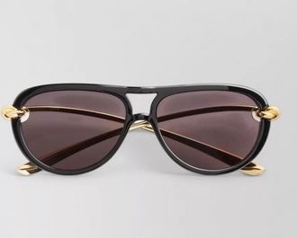 Bottega Veneta knot aviator sunglasses