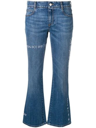 Stella McCartney All Together Now The Skinny Kick jeans - women - Cotton - 24 - Blue
