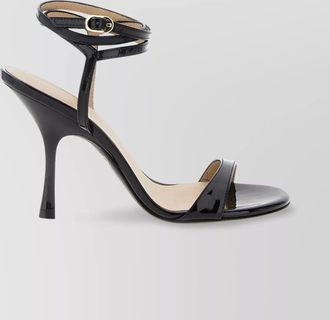 Stuart Weitzman open toe wrap patent sandals