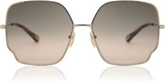 Chlo&eacute; CH0092S 001 Womens Sunglasses Gold Size 60