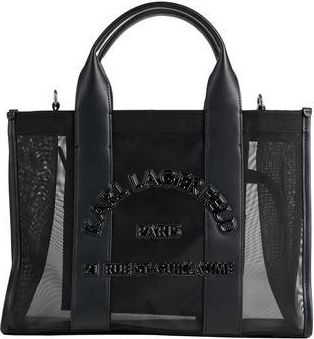 Karl Lagerfeld RUE ST-GUILLAUME SQUARE MESH MEDIUM TOTE BAG
