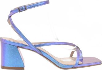 Cocco Miami Womens Strappy Heeled Platform Sandal In Iridescent