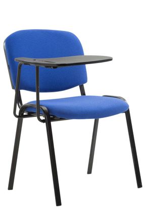 Clp Silla Conferencia Ken Con Mesa Plegable & En Tela Azul