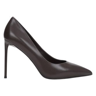 Estro & Luminara Schoenen, Dames, Bruin, 40 EU, Katoen, Stiletto Pumps