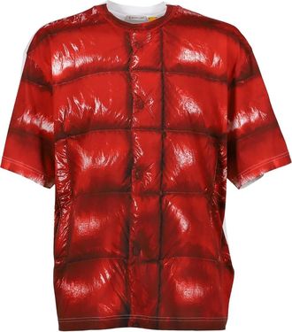 Moncler x A$AP T-shirt Rocky con stampa - Rosso