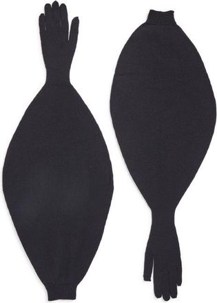 Paloma Wool Flake Puff Merino Wool Gloves in Dark Grey at Nordstrom, Size X-Small