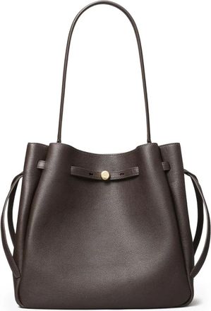 Tory Burch large Romy leather shoulder bag - Brown