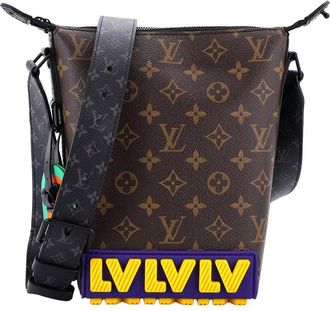 Louis Vuitton Cruiser Messenger Limited Edition Lv Rubber Monogram And Monogram Eclipse (Authentic Pre-Loved)