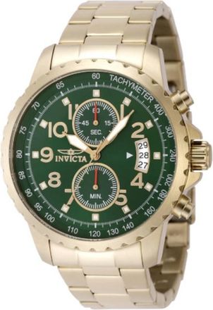 Invicta Specialty Veloquence Chronograph Quartz Green Dial Mens Watch 69793