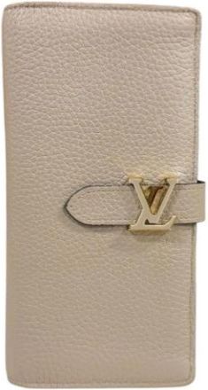 Louis Vuitton Pre-owned Vintage leren portemonnee - Dames - Vintage Accessoires - Beige - ONE Size - Leer - Vintage