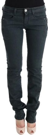 Costume National Grijze Superslim Jeans van Katoenmix - Dames - Slim Fit Jeans - Grijs - W26 - Katoen - Jeans