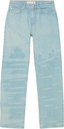 Lacoste Jeans met logodetail - Blauw