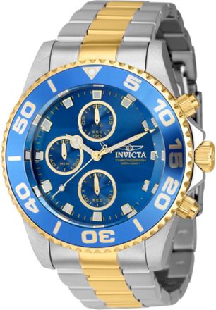 Invicta Pro Diver Chronograph Quartz Blue Dial Mens Watch 43408
