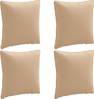 vidaXL Cojines De Respaldo De 4 Piezas Putten 4 Pcs 100% Poli&eacute;ster Vidaxl