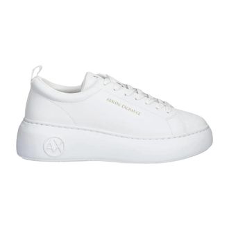 A|X Armani Exchange Dames, Schoenen, Wit, Maat: 35 1/2 EU Leer