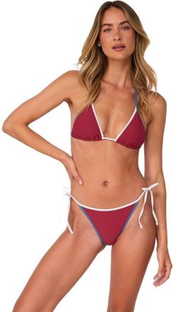 Swim Systems Trisha Triangle Bikini Swimsuit Top in Newport Rib at Nordstrom, Size Xx-Large