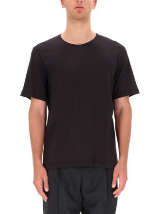 Christophe Lemaire Black Crew Neck T-Shirt