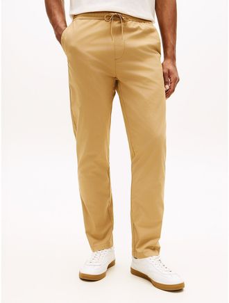 Tommy Hilfiger Mens Stretch Cotton Pant - Beige - XXXL
