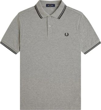 Fred Perry Polo M3600 88C - - Tops - Uomo - Grigio - S