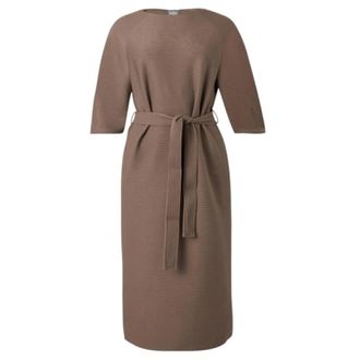 Max Mara Midi Dresses, female, Brown, Size: S Leisure Dress