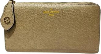 Louis Vuitton Pre-owned Wallets, female, Brown, Size: ONE SIZE Pre-owned Portefeuille Comete Leather Long Wallet