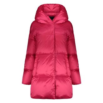 Herno Down Coats, female, Pink, XS, Down Jacket with Hood and Pockets