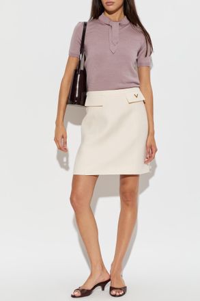 Valentino Garavani Top With Application, Womens, Purple