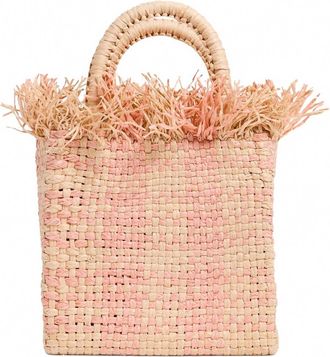 Pamela Munson Womens Check Mate Mini Bag In Peony