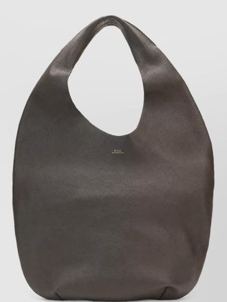 A.P.C. neige leather shoulder bag