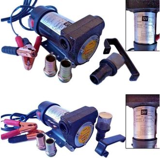 Trade Shop Trade Shop - Pompa Travaso Elettrica Carburante Acqua Olio Diesel 24v 200 Watt Auto Barca