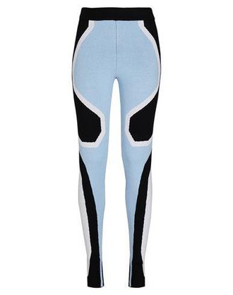 8 by YOOX VISCOSE BLEND BIKER KNIT LEGGINS