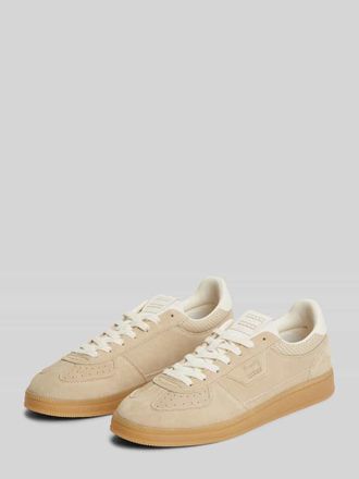 Tommy Jeans Sneaker aus echtem Veloursleder in Sand, Gr&ouml;&szlig;e 40