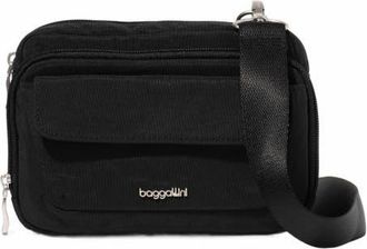 Baggallini Modern Double Zip Crossbody Bag in Black at Nordstrom