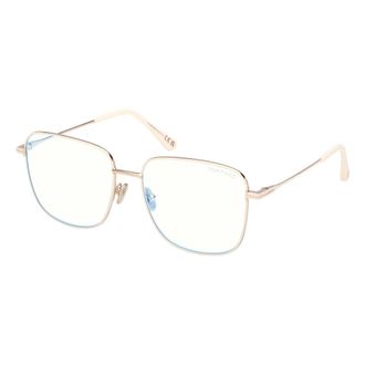 Tom Ford Ft6136-B - unisex - Tom Ford - Glasses - Beige - 56 MM - Accessories