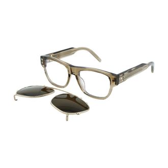 Dior Mens Black Square Eyeglass Frames CDDIAMONDOS10I 64BB